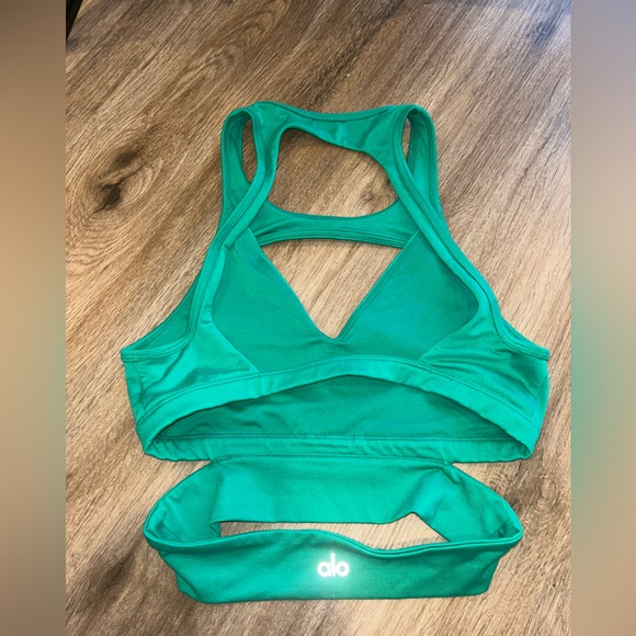 ALO emerald green top - Picture 4 of 4